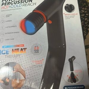 Sharper Image Black and Red Percussion Massager